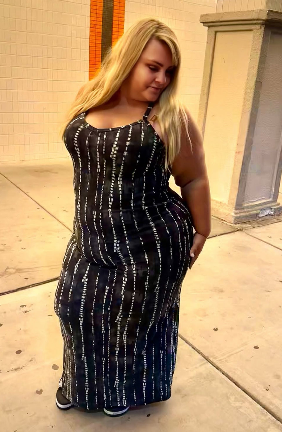 $20 DRESS | Splatter Tank Bodycon Maxi Dress (4 COLORS) SMALL-3X