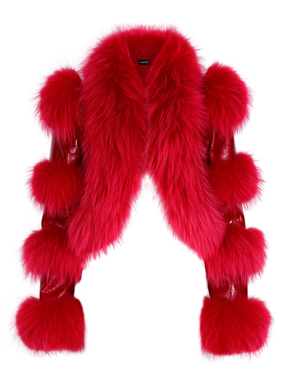 Real Fox Fur Jacket (Preorder) Arrives 15-30 business days from order date