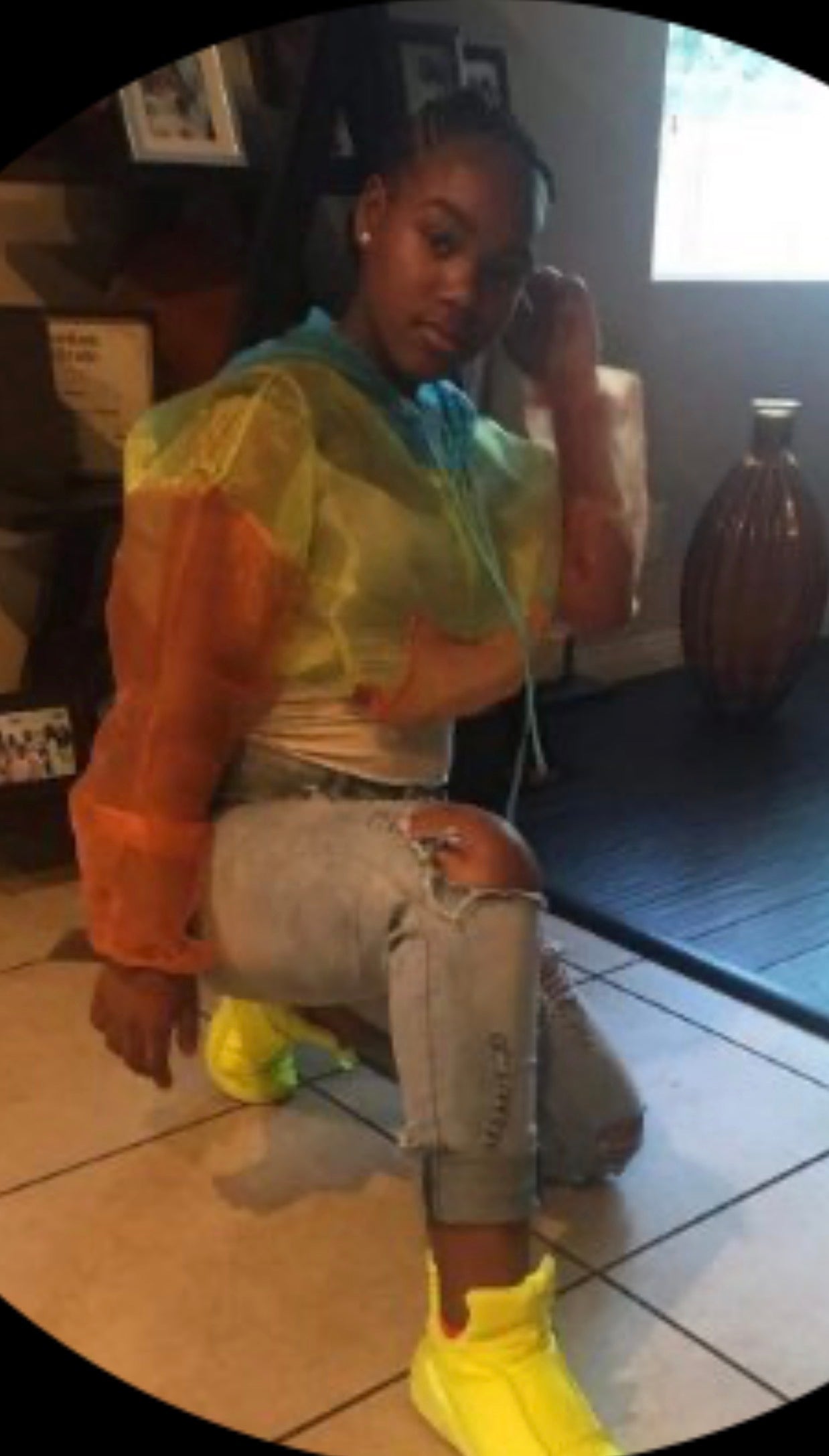 Neon Cocky Crop Jacket | Sz Small