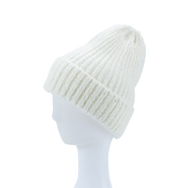GORRO DE PUNTO CON LENTEJUELAS