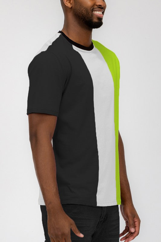 CAMISETA COLOR BLOCK 3 TONOS (4 Colores)
