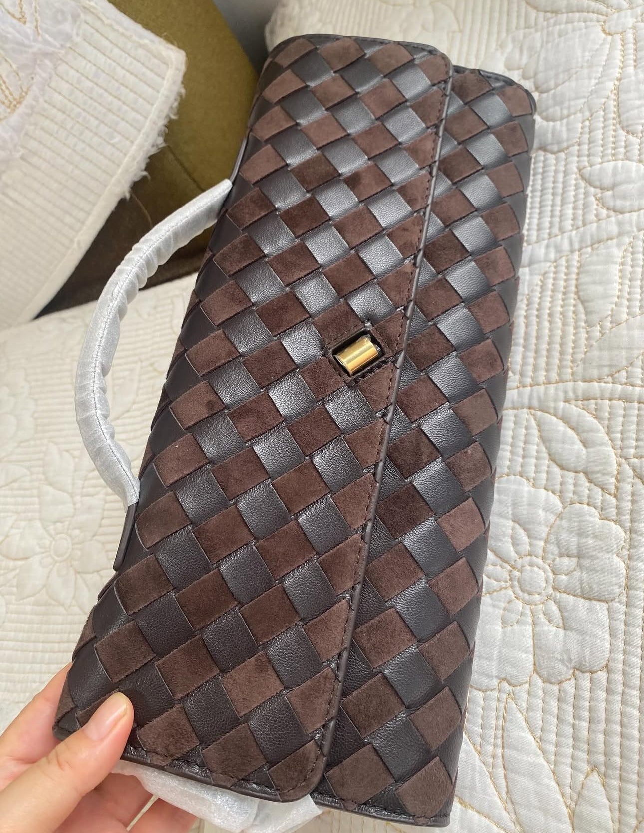 Bottega Andiamo Top Handle Clutch | 3 Colors