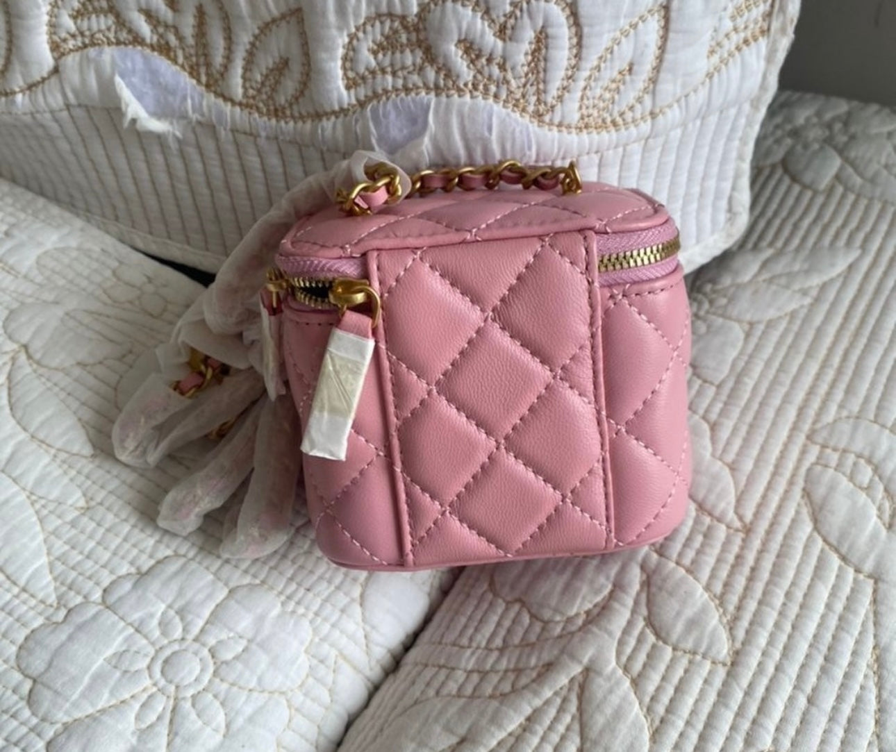 Pink Coco Mini Vanity Crossbody Bag