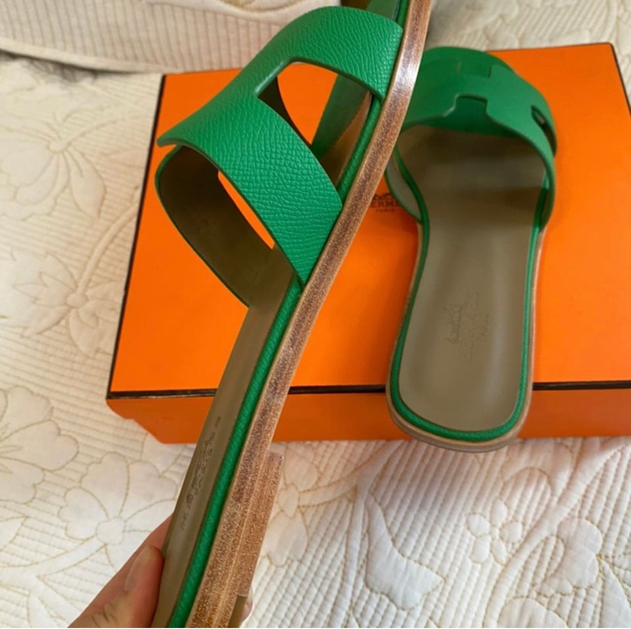 Green Oran Sandals