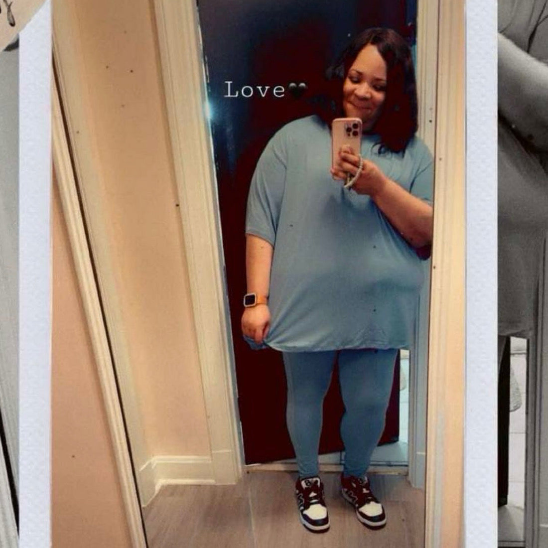 Plus Size Lounge Set | Oversized Shirt & Leggings (2 for $60) 1X 2X 3X