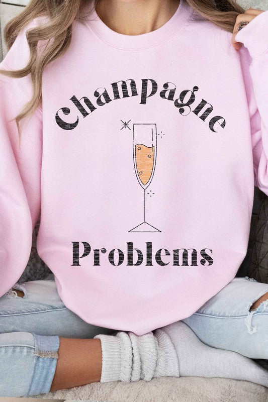 SUDADERA GRÁFICA PROBLEMAS CHAMPAGNE