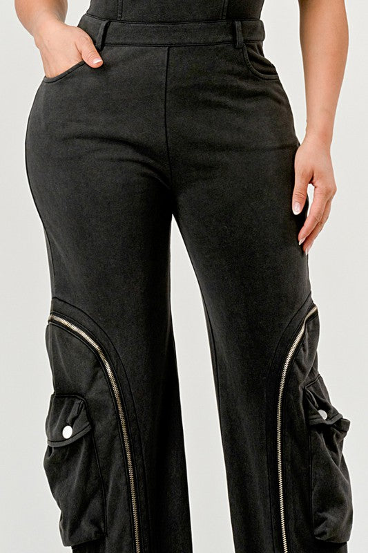 Moto Cargo Jumpsuit