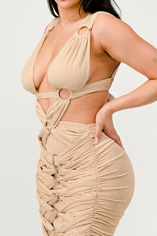 Sahara Mystique Pleated Gown | 3 COLORS