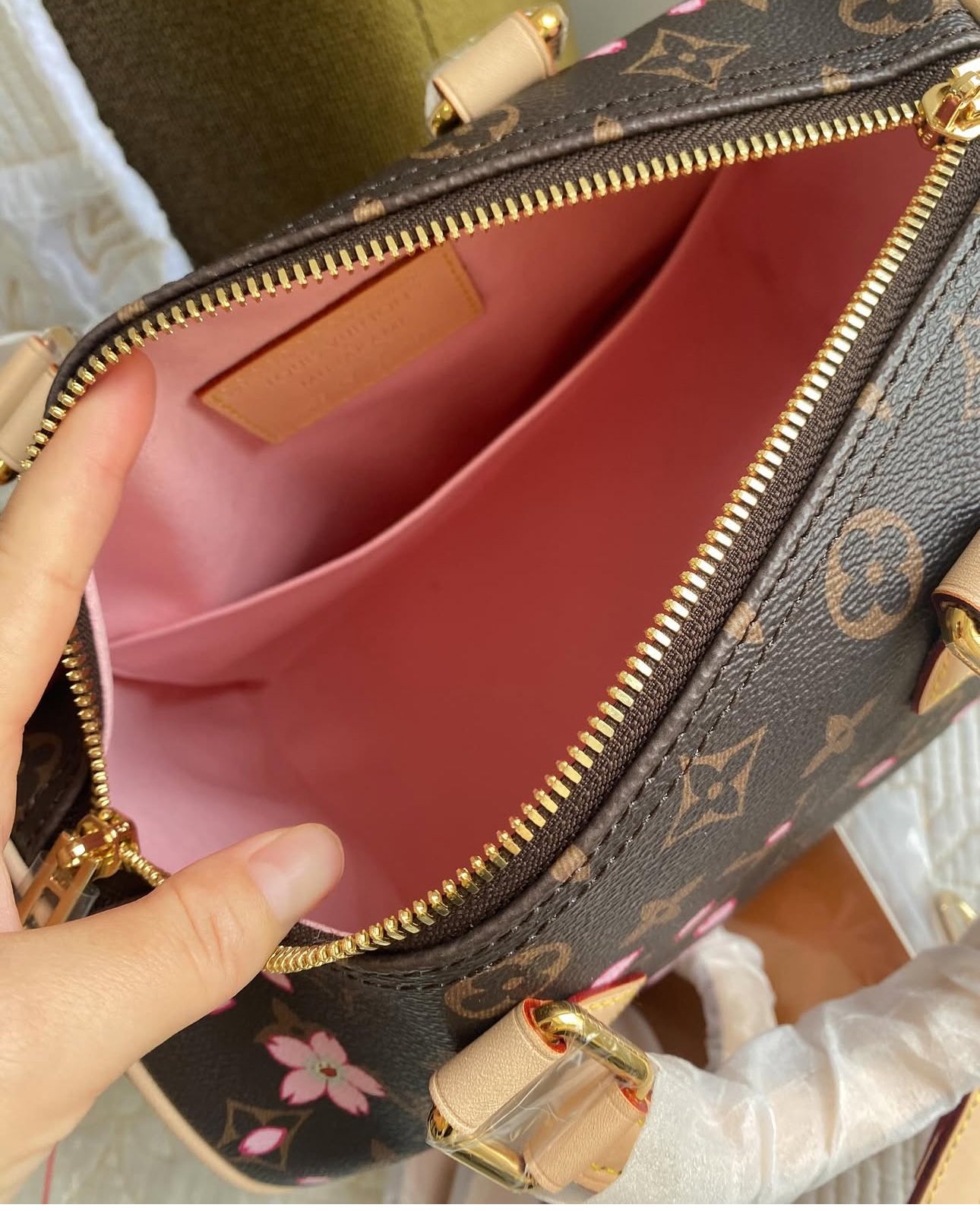 LV x TM Blossom Speedy Bandoulière 25