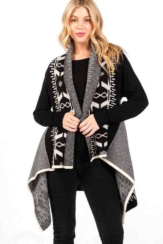 Aztec Pattern Vest