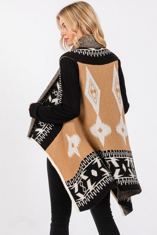Aztec Pattern Vest