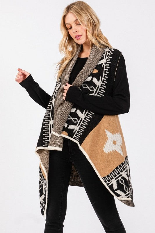 Aztec Pattern Vest