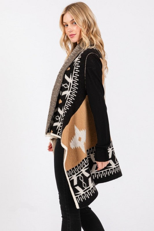 Aztec Pattern Vest