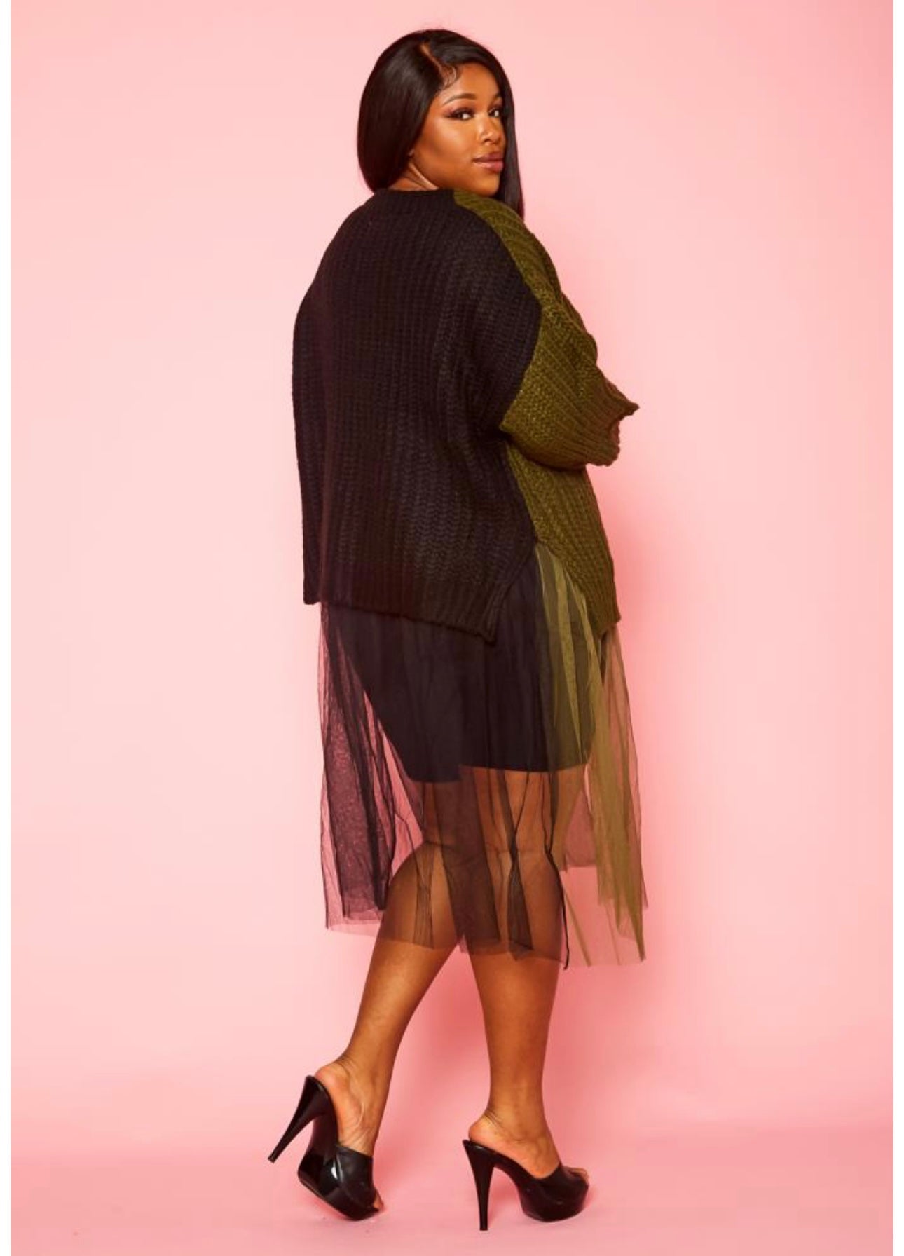 Gabby Cardigan | Button Down Tulle Finished