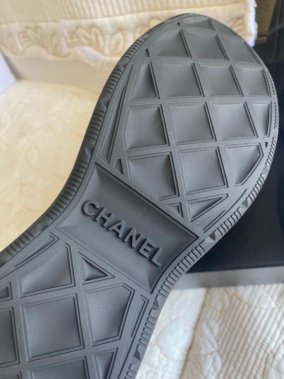 Sneaker Coco en cuir de veau velours