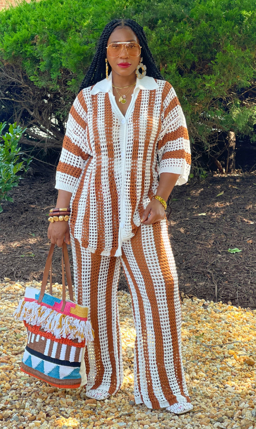 Vacation Me Knit Pants Set | 3 Colors
