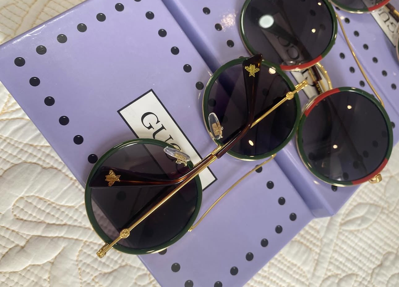 GG ROUND FRAME SUNGLASSES GG0061S