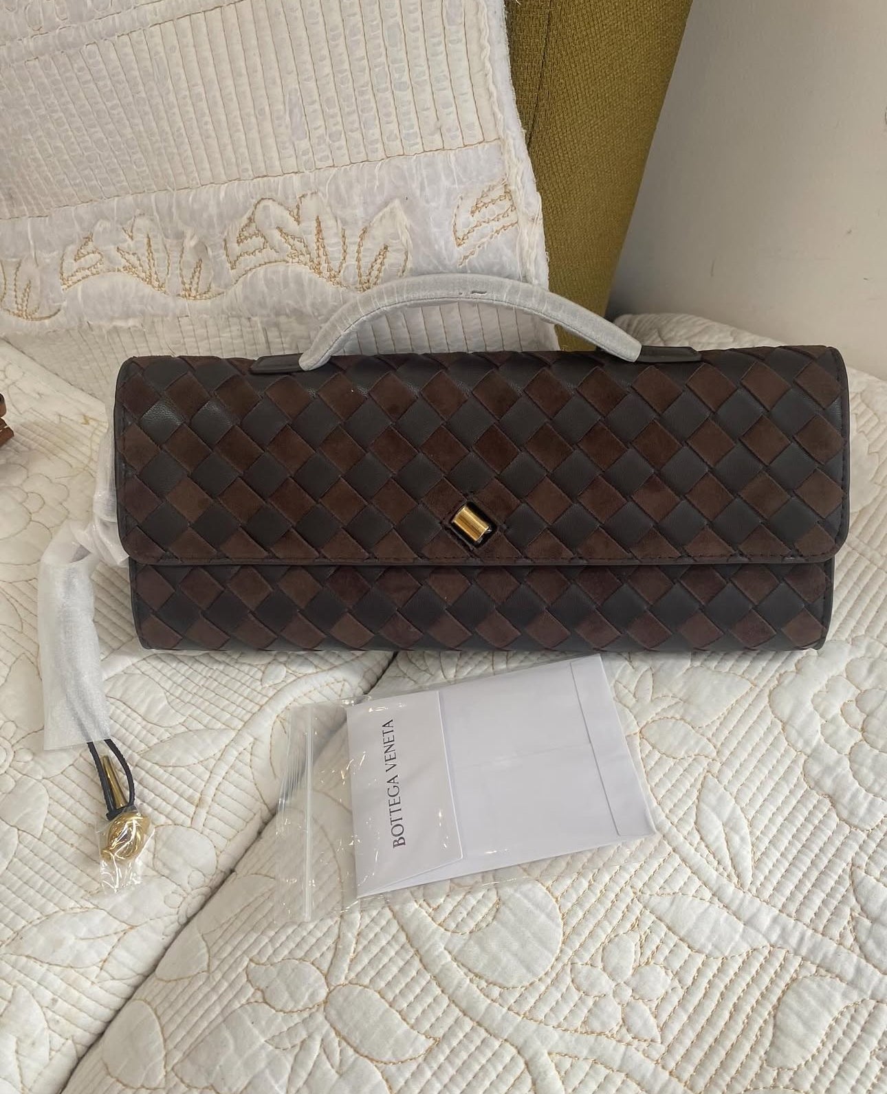 Bottega Andiamo Top Handle Clutch | 3 Colors