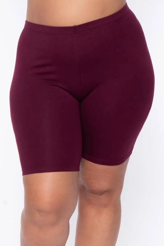 Ultra Comfy Plus Size Biker Shorts 1X 2X 3X | 4 COLORS
