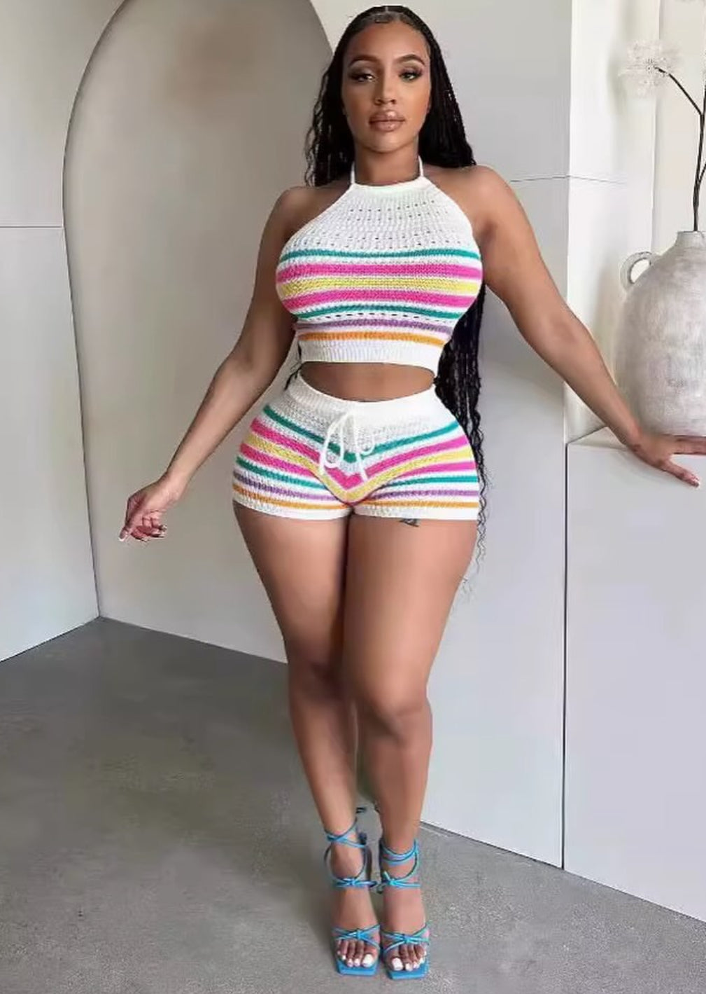 Summertime Fine | Crochet Short Set | 2 Colors