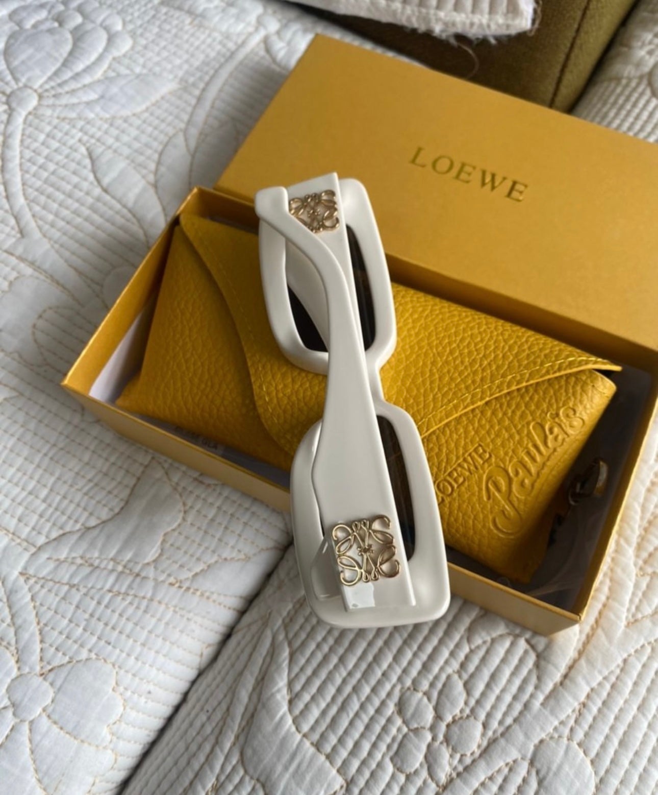Chunky Anagram 46mm Rectangular Sunglasses