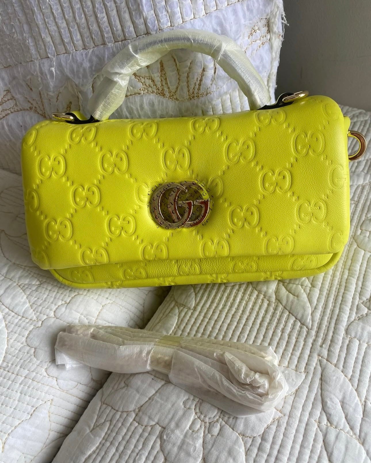 GREEN GG MILANO MINI TOP HANDLE BAG