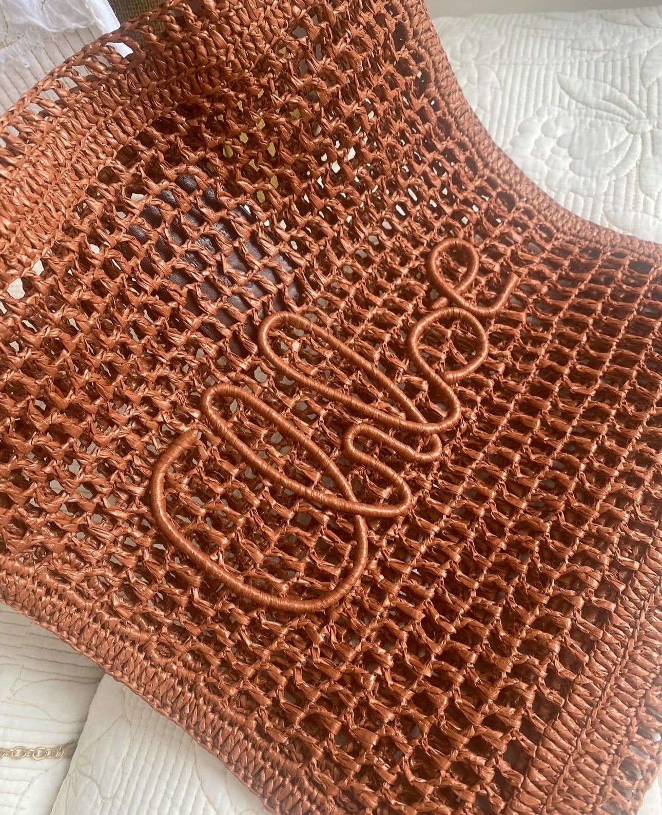 SUMMER BANANA TOTE BAG IN RAFFIA | 2 COLORS