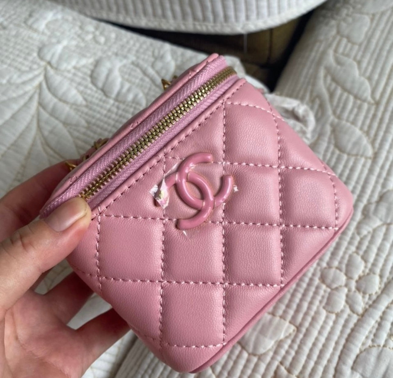 Pink Coco Mini Vanity Crossbody Bag