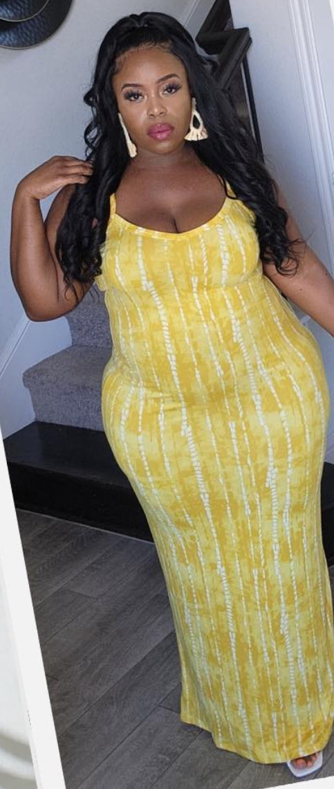 $20 DRESS | Splatter Tank Bodycon Maxi Dress (4 COLORS) SMALL-3X