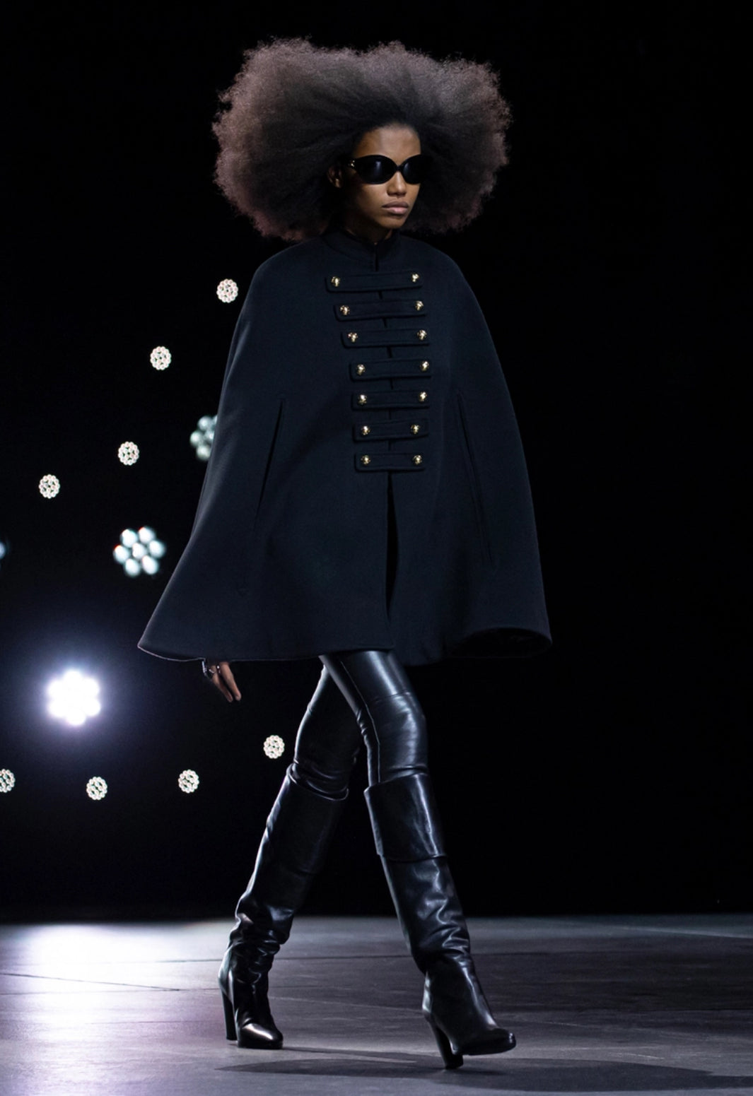 CAPE D'OFFICIER CELINE EN LAINE ET CACHEMIRE