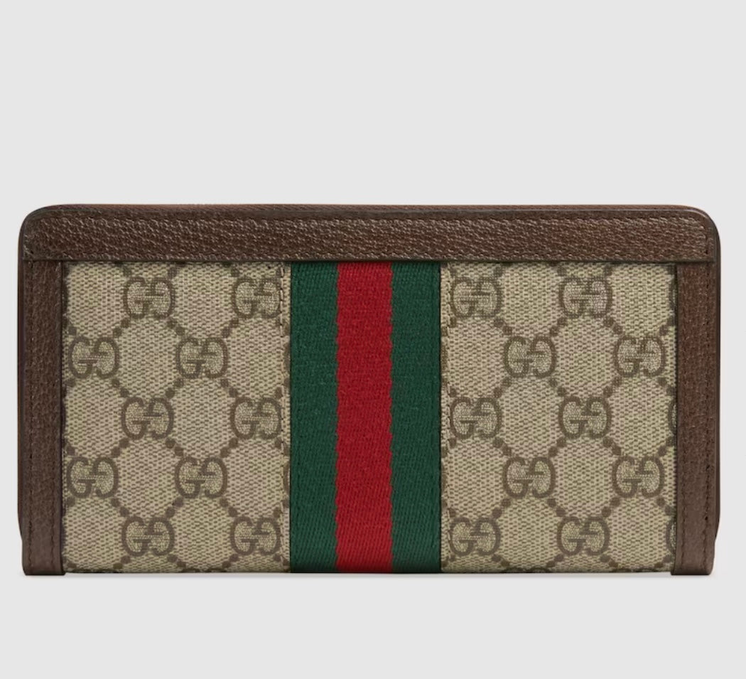 OPHIDIA GG ZIP AROUND WALLET