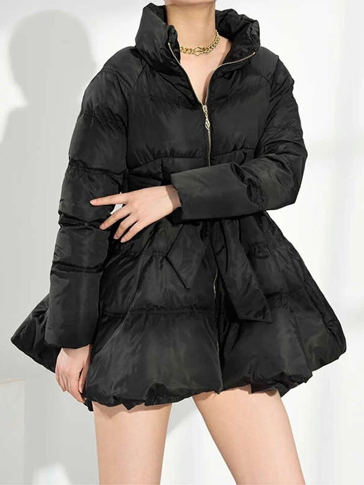 Chaqueta Puffer Peplum Sz Grande