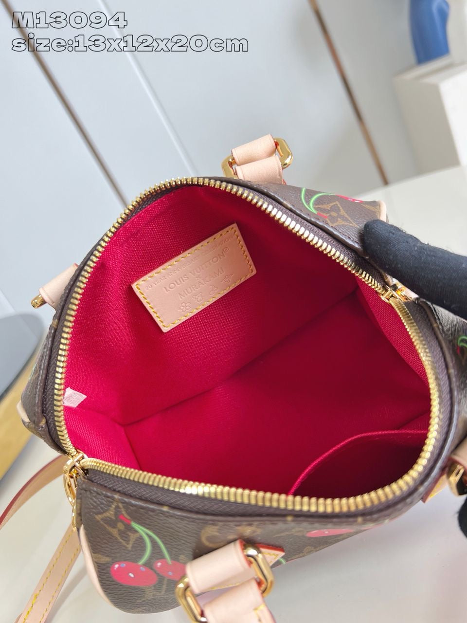 LV x TM Speedy Bandoulière Cherry 20
