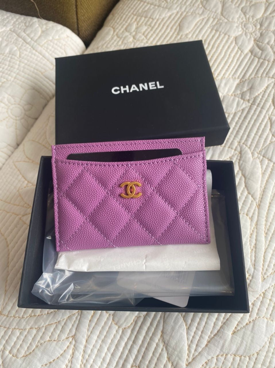 Porte-cartes Coco violet