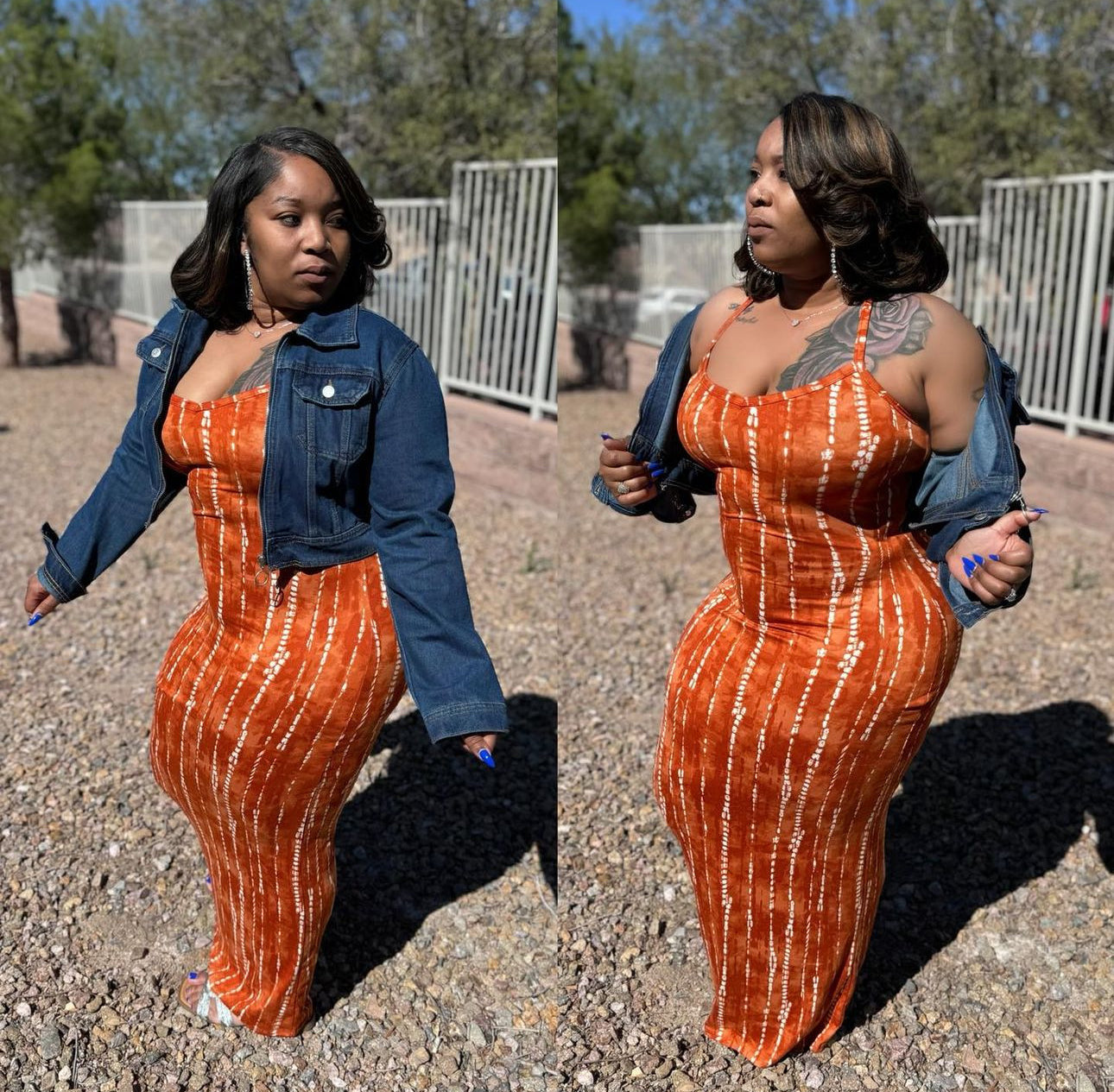 $20 DRESS | Splatter Tank Bodycon Maxi Dress (4 COLORS) SMALL-3X
