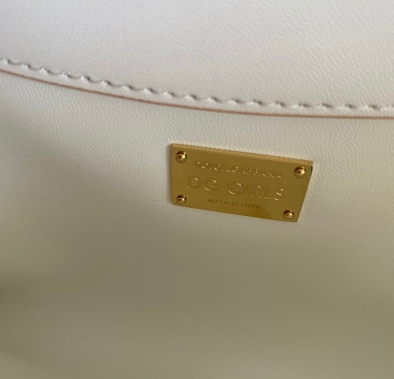 Nappa leather DG Girls shoulder bag