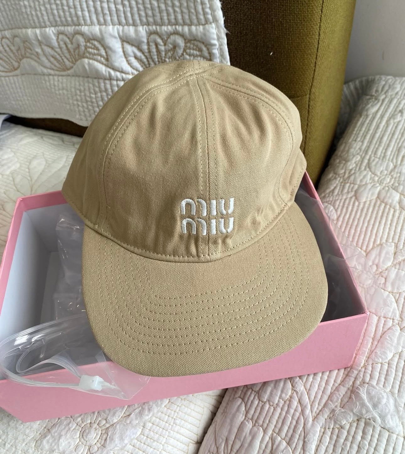 Miu Denim Cap