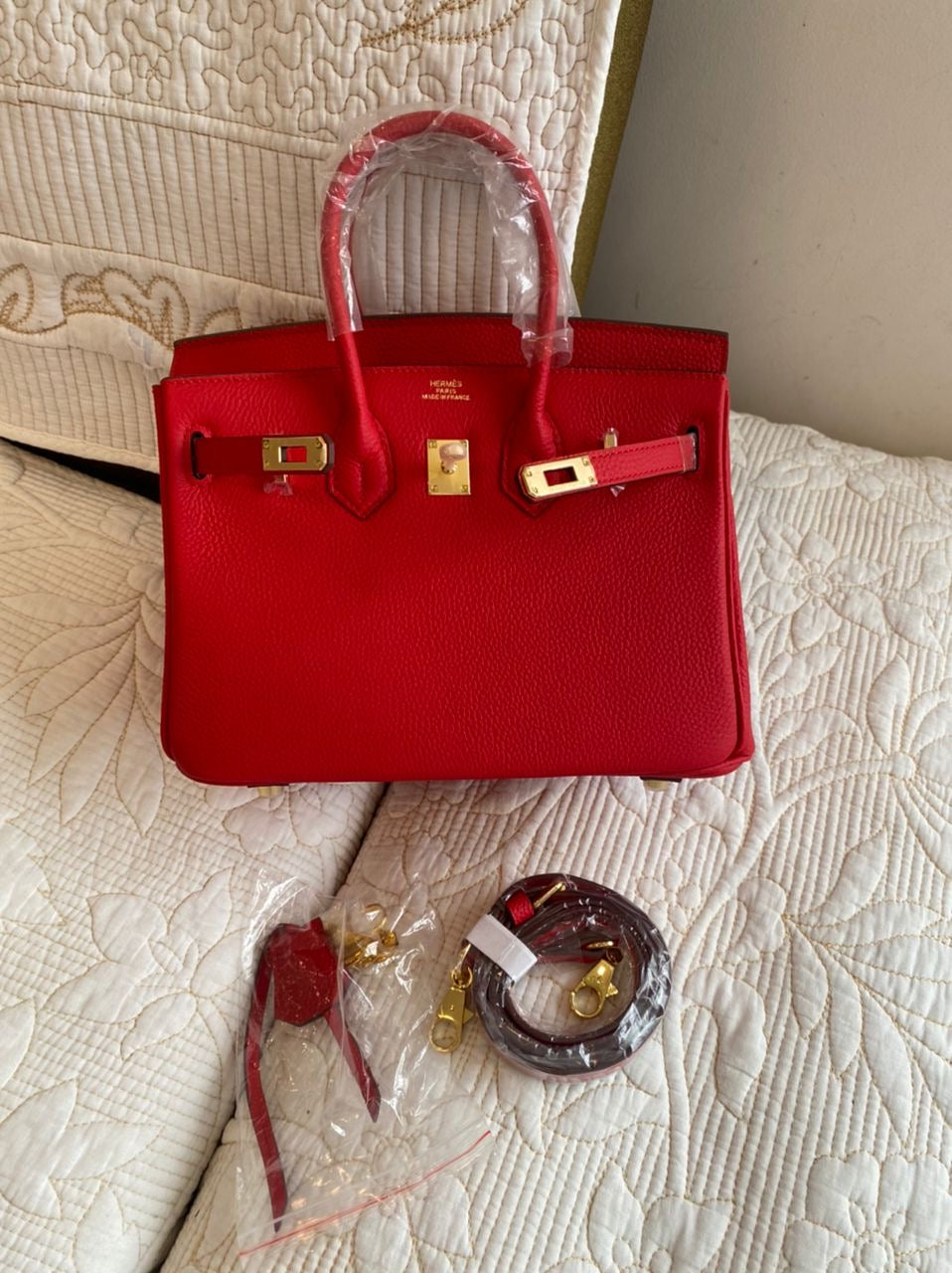 Birkin 25 Red