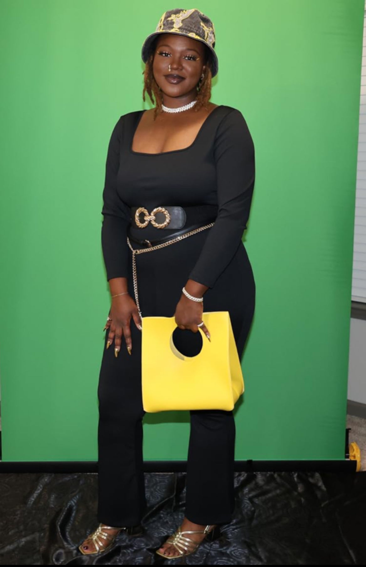 Yellow Boxed Out | Statement Bag
