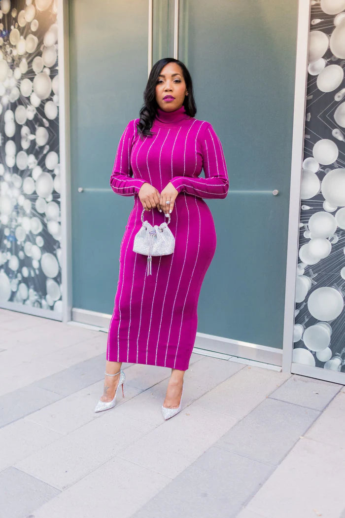GIVE ME MORE | Fuchsia Stretch Dress