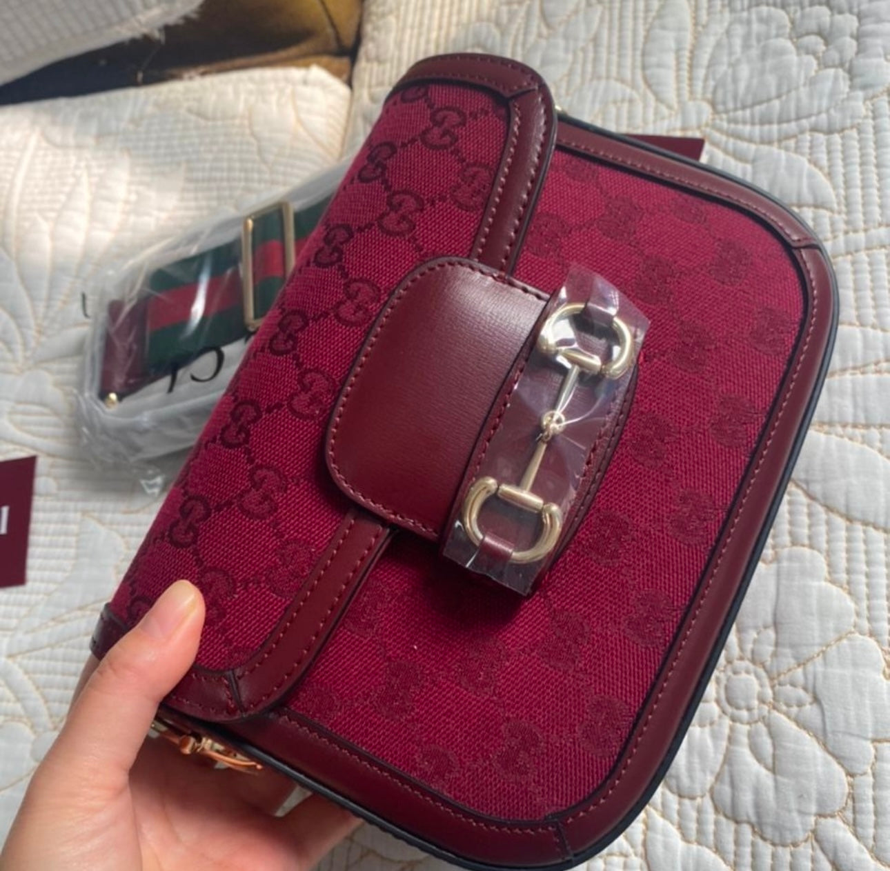 RED HORSEBIT 1955 SMALL SHOULDER BAG