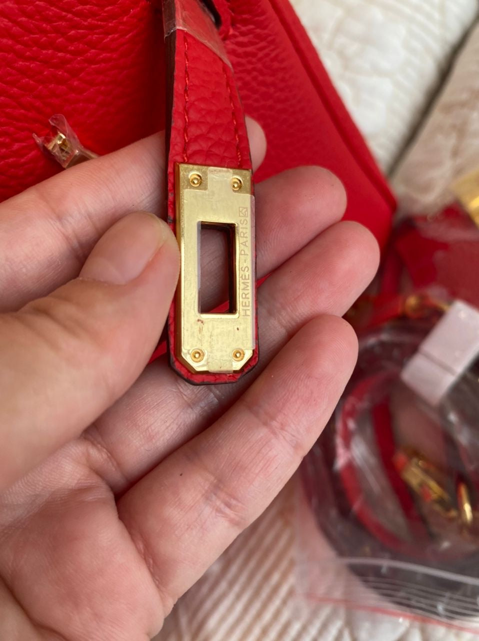 Birkin 25 Red