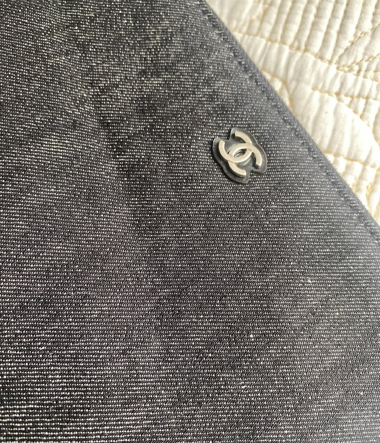 Coco Logo Denim 22 Bag