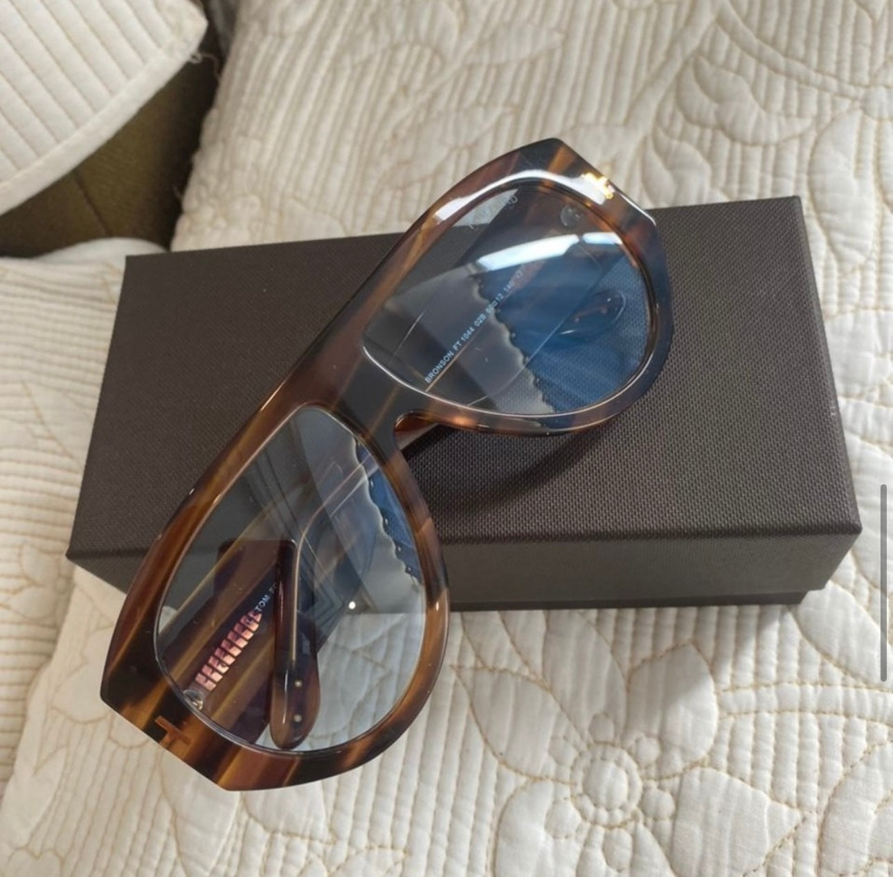 TOM FORD | UNISEX 61MM Aviator Havana Sunglasses