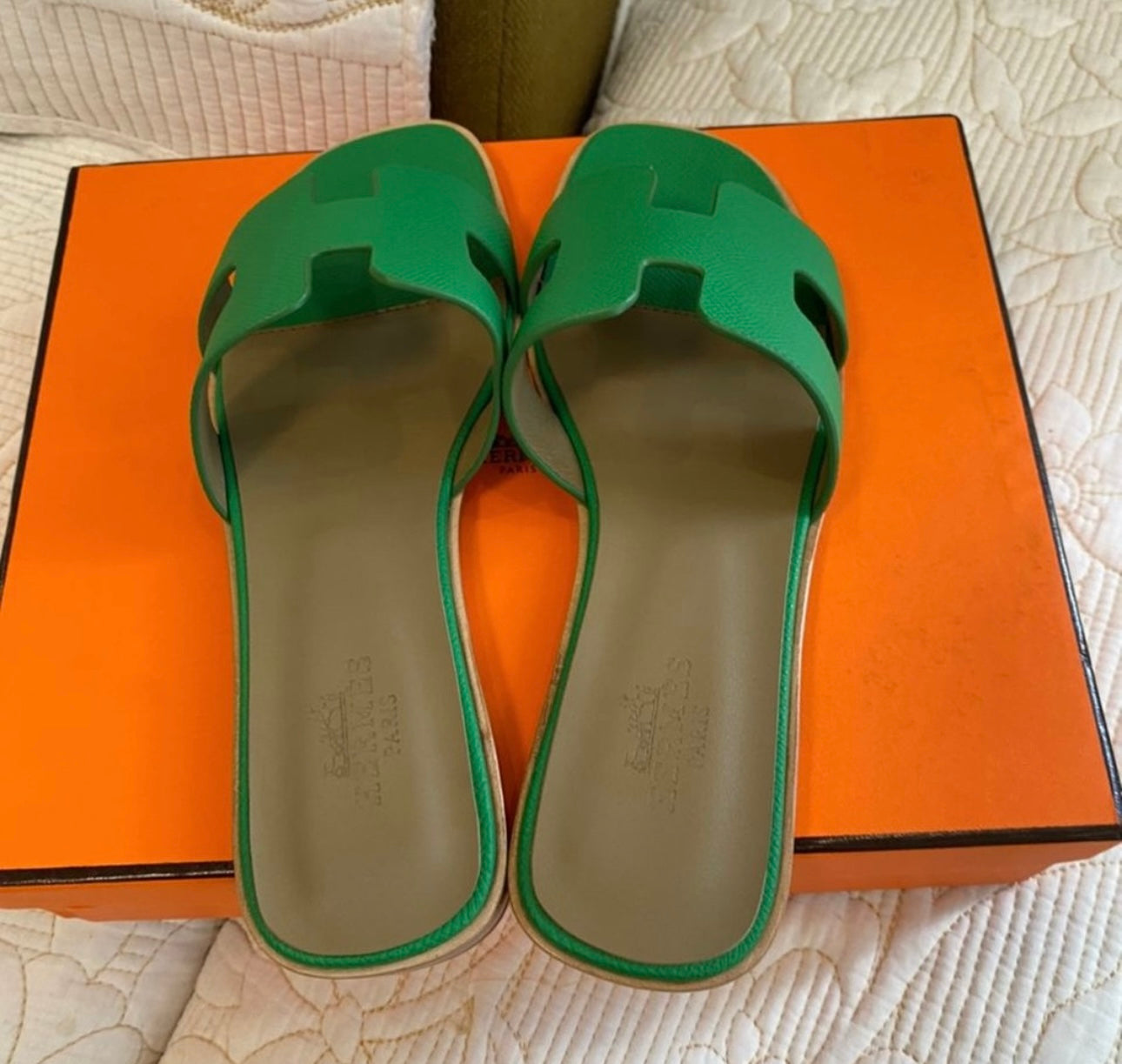 Green Oran Sandals