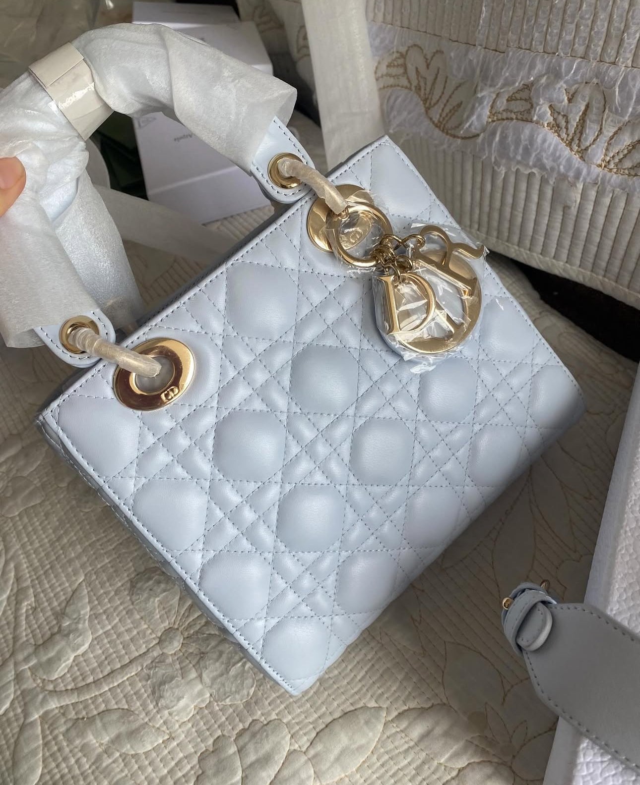 White My ABCDior Lady Bag