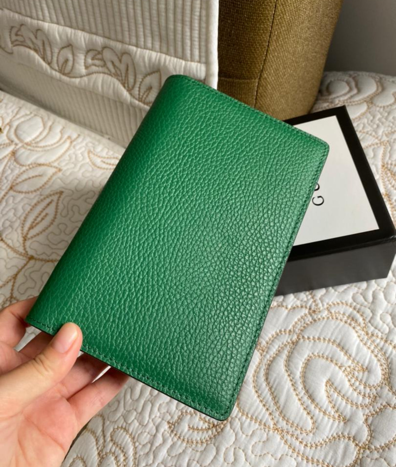 Super mini sac Dionysus en cuir vert