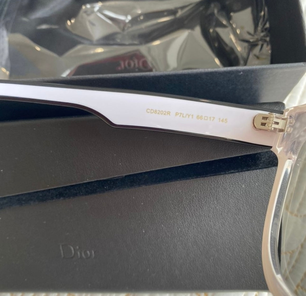 CD Cat Eye Sunglasses-White