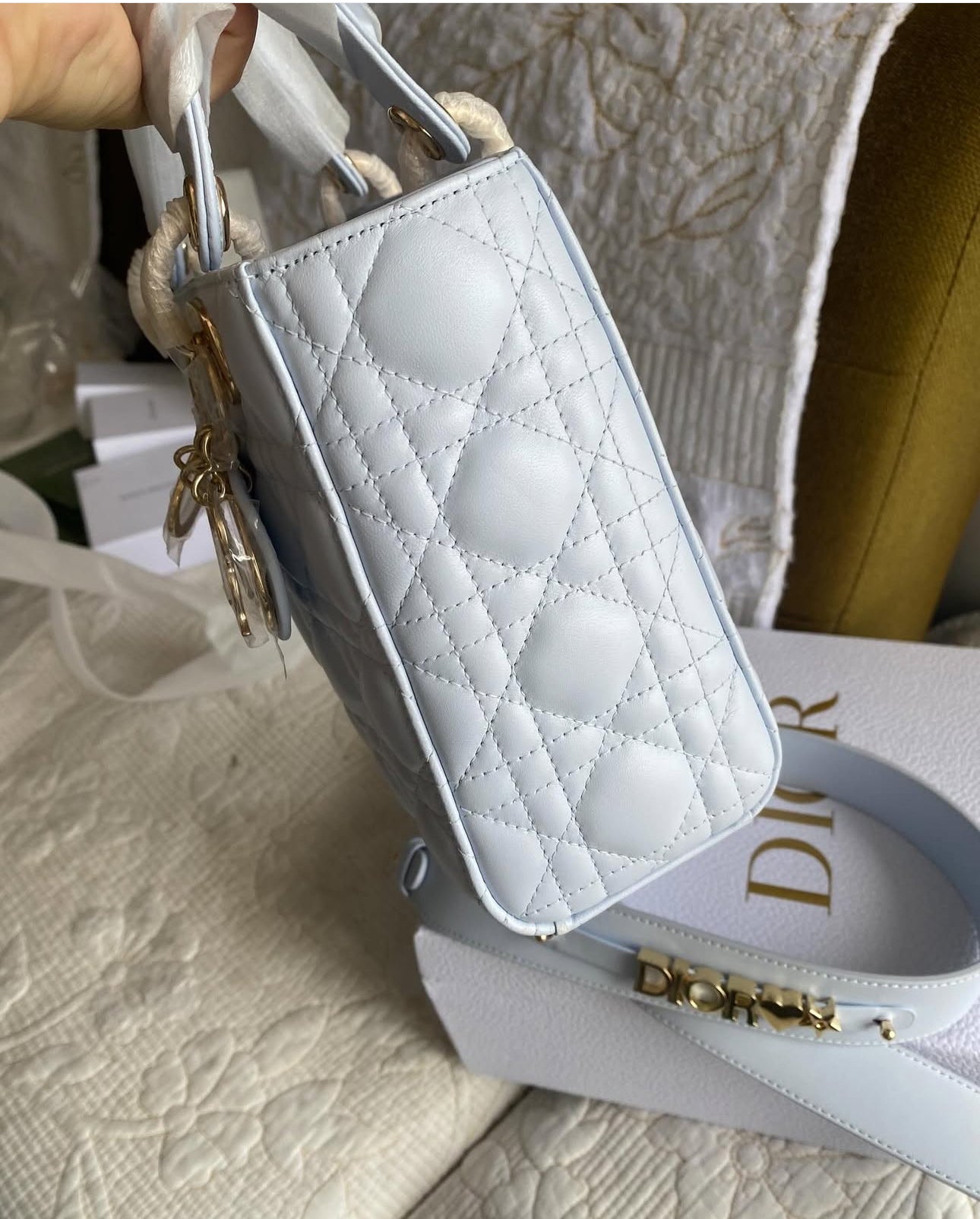 White My ABCDior Lady Bag