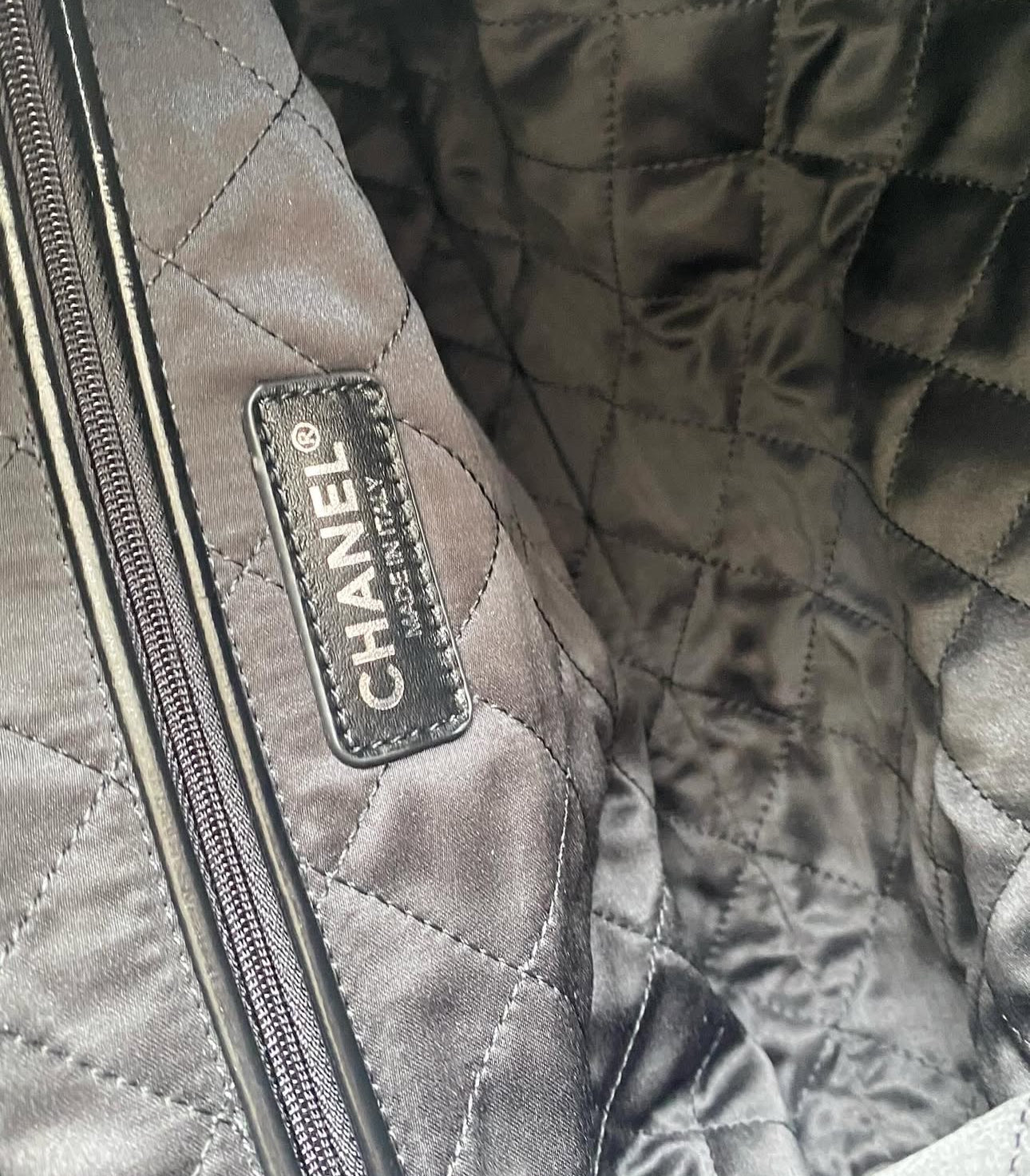 Coco Logo Denim 22 Bag